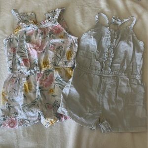 Toddler girl rompers